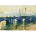 thumbnail image 1 of Waterloo Bridge-Monet - CANVAS OR FINE PRINT WALL ART, 1 of 1