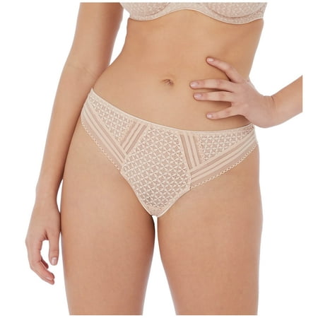 

Freya Viva Matching Brazilian Panty (5647) Large Lace Natural Beige