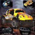thumbnail image 4 of PayUSD Remote Control Cars 1/24 Scale Light Up Racing Car Toys RC Cars for Kids Toddler Boys with Cool Led Lights Hobby RC Car Toys Christmas Gifts for 3 4 5 6 7 8-12 Year Old Boys Girls, Yellow, 4 of 10