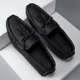 thumbnail image 4 of Men's Casual Loafers Slip On Leather Shoes Lightweight Driving Shoes Moccasins Classic Penny Loafer Flats Boat Shoes, 4 of 10