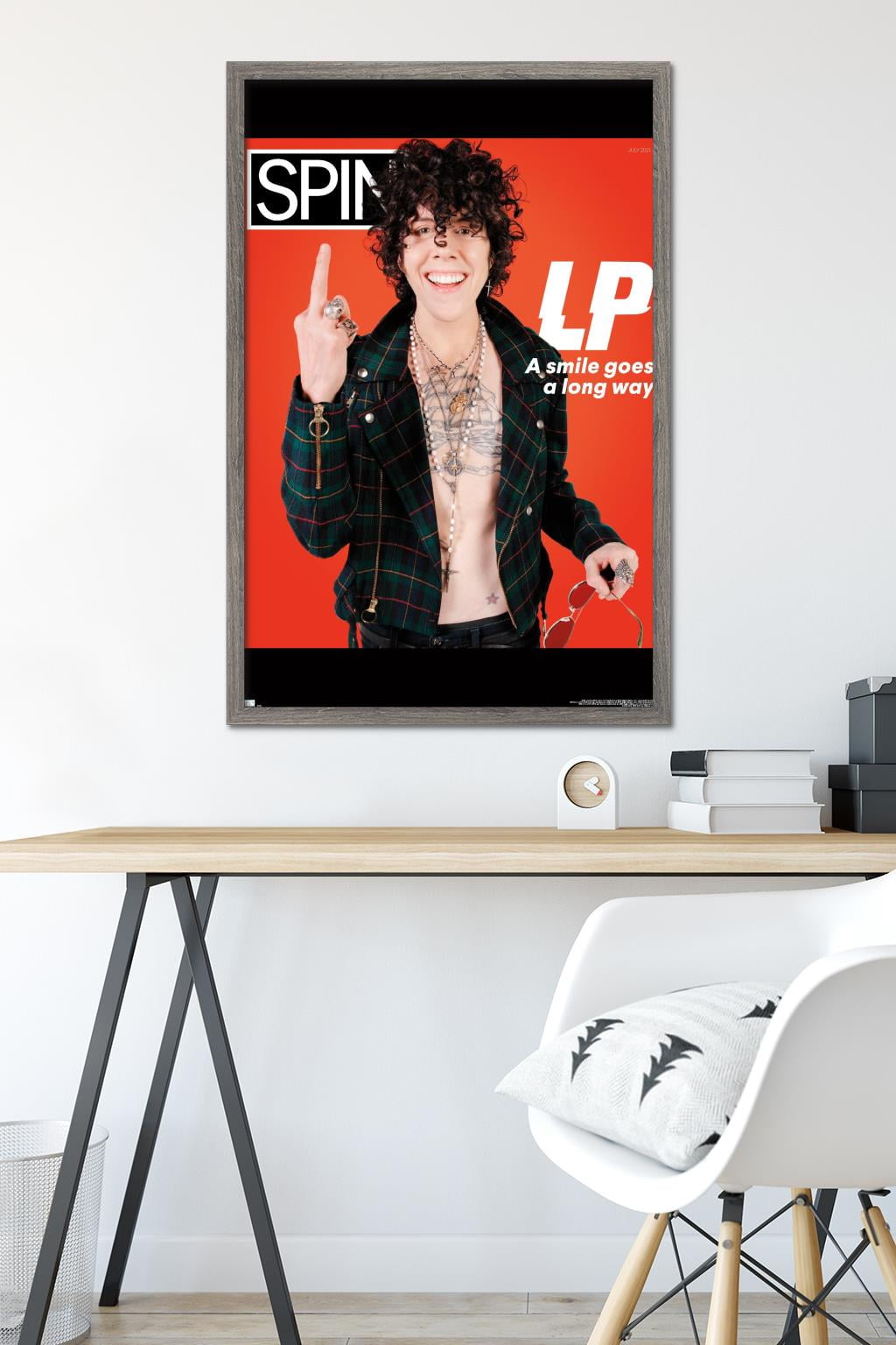 SPIN Magazine - LP 21 Wall Poster, 22.375" x 34" Framed