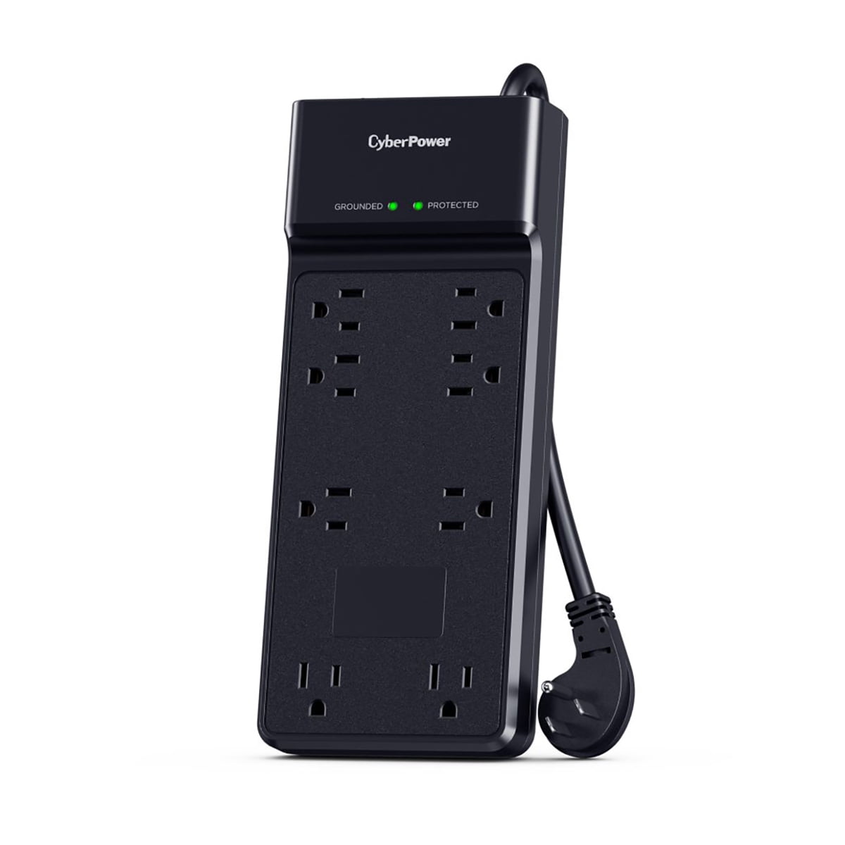 CyberPower CSB806R1 8-Outlet Essential Surge Protector with 6' Power Cord, Black