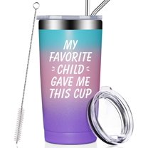 Mom Gifts from Daughter - Mothers Day Gifts for Mom - Fathers Day Gift for Dad from Son, Kids, Child - Christmas Birthday Gifts Tumbler Cup
