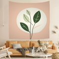 thumbnail image 3 of Bohemia Living Room Tapestry - Deco for House Dorm Bedroom Living Room 51x59 Inch - Durable Leaves Plants Dots Wall Hanging Tapestry - Decorative Washable Living Room Tapestry, 3 of 5