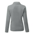thumbnail image 3 of Doublju Women's Full Zip Up Fleece Jacket With Pockets (Plus Size Available), 3 of 5