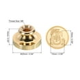 thumbnail image 2 of Uxcell Alphabet G Wax Seal Stamp Initial Letter Sealing Wax Stamp Classic Retro Brass Head, 2 of 6