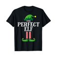 thumbnail image 1 of Perfect Elf Matching Family Group Christmas Party Pajama T-Shirt - As Picture - S, 1 of 4