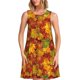 thumbnail image 1 of Fotbe Vintage maple leaf autumn Vestido de Verano sin Mangas para Mujer – Vestido Midi Línea A, Estilo Camiseta Floral, Vestido Playero Casual y Fluido, 1 of 7