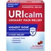 URIcalm Maximum Strength Urinary Pain Relief Tablets, 24 Count