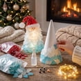thumbnail image 4 of DIY Lighted Sea Glass Santa Christmas Decor Kit, Beginner-Friendly Holiday Craft Set with Colorful Sea Glass Pieces, Handmade Santa Art for Tabletop Home Decor & Gift A-1pcs, 4 of 7