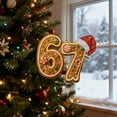 thumbnail image 7 of Christmas 67 Acrylic Ornament, Six Seven Funny Christmas TreeOrnament, 67 Christmas Ornament, Multi-Purpose for Xmas Holiday & Birthday Decorations, for Humor Lovers and Gift Givers E, 7 of 7