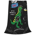 thumbnail image 2 of Susaid Space Dino Cartoon Black Print Microfiber Cleaning Cloth, Multi-Functional Cleaning Towels, Highly Absorbent Cleaning Rags,Cleaning Cloths for Car Kitchen Home-60"x50", 2 of 7