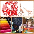 thumbnail image 4 of Embroidery Scissors, Stork Scissors for Sewing, Craft, Art Work & Everyday Use, Stainless Steel, 2Pcs, 4 of 6