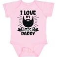 thumbnail image 3 of Inktastic I Love My Bearded Daddy for Fathers Day with Grunge Boys Baby Bodysuit, 3 of 5