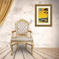 thumbnail image 3 of Unknown 11x14 Gold Ornate Wood Framed with Double Matting Museum Art Print Titled - Delage - Out for a Drive, 3 of 4