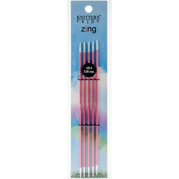 Knitter's Pride-Zing Double Pointed Needles 6