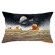 thumbnail image 1 of Funda de almohada con estampado de paisaje de estilo chino, funda de almohada para sofá rectangular, 1 of 6