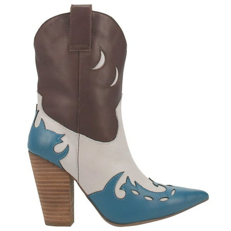 

Dingo Womens Saucy Snip Toe Casual Boots Mid Calf High Heel 3 & Up