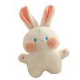 thumbnail image 4 of Conejito de peluche de juguete, lindo, suave, encantador, abrazando, algodón PP, almohada de conejito, juguete para niñas, niños, blanco, 15,7 pulgadas, 4 of 12