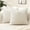 White, variant on 18×18 Inch Decorative Throw Pillow Cover Set, Soft Corduroy Fabric, Textured Solid Design, Comfortable Accent for Sofa Couch or Bed, Hidden Zipper Closure, 2 Pack