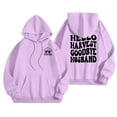 thumbnail image 1 of WEAIXIMIUNG Robes Sweat-Shirt pour Femmes 2025 Hoodie Décontracté à Col Rond avec Poche Imprimé Lettres Anglaises, 1 of 5