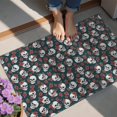 thumbnail image 4 of Green Skull Rose Pattern Door Rugs,Washable Non Slip Door Mats Indoor,Decorative Door Mats,Entry Mat Indoor for Entrance,Bedroom,Kitchen,Bathroom,20"x32", 4 of 6