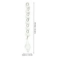 thumbnail image 3 of Narrster 20pcs Chandelier Gems Hanging Clear Ornaments Crystal Drops Window DIY Parts, 3 of 10