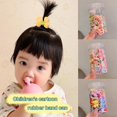 thumbnail image 2 of 20 gomas para el pelo con dibujos animados para niños, suaves y elásticas, colores surtidos, seguras para la piel del bebé, perfectas para regalos y fiestas., 2 of 5
