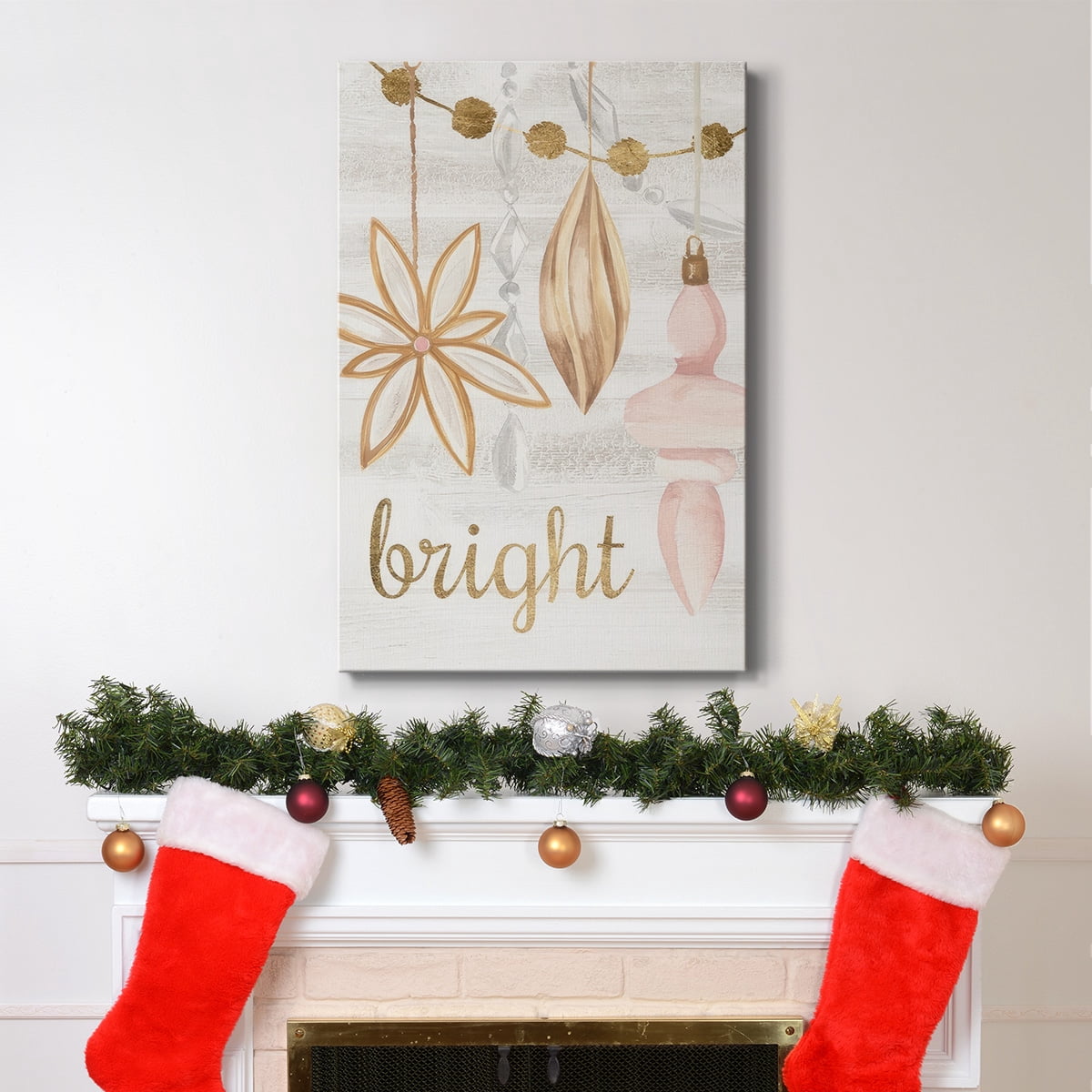 Elegant Ornaments Collection B- Gallery Wrapped Canvas