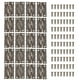 thumbnail image 1 of Juego de 20 bisagras decorativas antiguas, bisagras de caja Vintage de aleación de Zinc, herrajes para joyeros para cajas de madera y gabinetes, 1 of 8