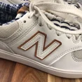 thumbnail image 3 of New Balance x Slowtide 574 Mens 8.5D Arctic White Leather Classic Sneakers Shoes, 3 of 6