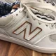 thumbnail image 3 of New Balance x Slowtide 574 Mens 8.5D Arctic White Leather Classic Sneakers Shoes, 3 of 6