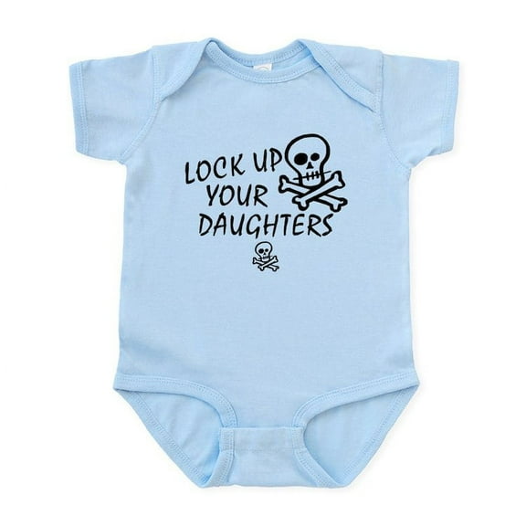 CafePress - Lock Up Your Daughters Infant Bodysuit - Baby Light Bodysuit, Size Newborn - 24 Months