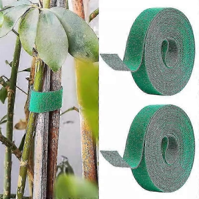 5 rollos de bridas de nailon reutilizables para plantas, cinta adhesiva autoadhesiva para sujetar plantas.