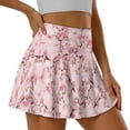 thumbnail image 3 of Uorisango Pink Cherry Blossom Golf Skirt Size S Comfortable Women's Active Performance Skort Washable Running Sports Pickleball Skirt for Women Outing Wear, 3 of 7