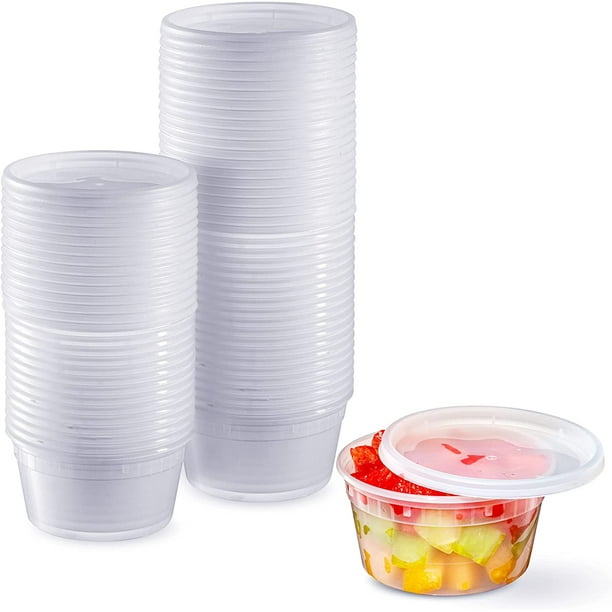 Pantry Value 12 Oz Deli Containers with Lids Food Prep Containers, 48