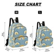 thumbnail image 2 of FORMRS Mini Backpack Purse for Women Quilted Travel Daypack Casual Shoulder Bag, Light Blue Rainbow, 2 of 7