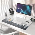 thumbnail image 2 of Gaming Mouse Pad Large, Misty Forest Tree XXL Full Size Desk Pad Big Extended Desk Mat Non-Slip Rubber, Keyboard Mouse Mat Desk Pad for Work, Game, Office, Home, 31.5" x15.7", 2 of 6