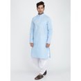 thumbnail image 3 of Handmade lightweight pure cotton ethnic salwar kurta set for men, 3 of 4