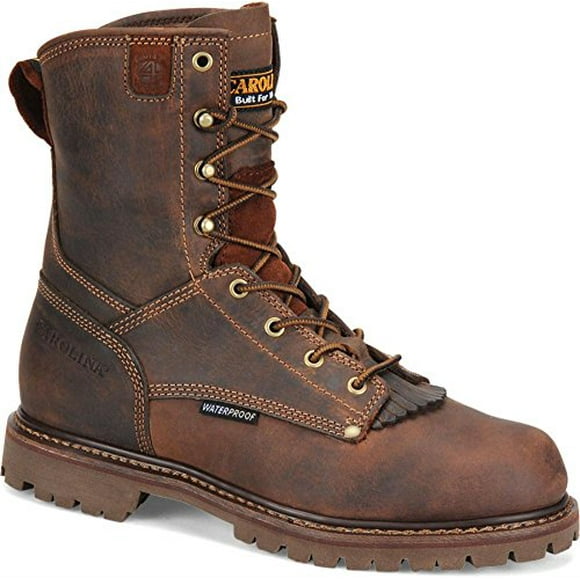 Carolina Mens 8" Waterproof Work Boot, Brown