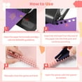 thumbnail image 4 of 10-Holes Mini Manual Binding Machine, Book Binding Machine with 4-Color Binding Spines, Multipurpose Coil Binding Machine for Home Office, 4 of 7