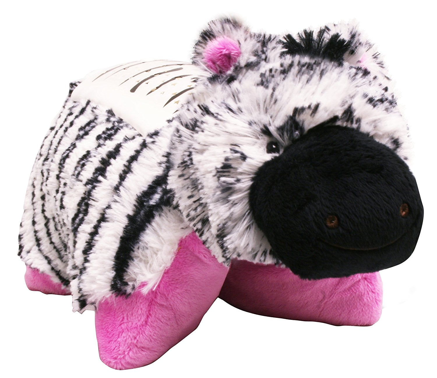 Dream Lites Stuffed Animals Zippity Zebra 11", MAKE BED TIME FUN