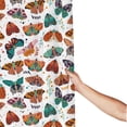 thumbnail image 3 of Shower Curtain, colorful butterfly A Waterproof Fabric Plastic Shower Curtain, Drying Fast Bathroom Curtain with 9 Buttonholes, Ruffle Shower Curtain 60x72in, 3 of 8