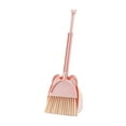 thumbnail image 1 of Wweixi 1/2/3/5 Small And Cute Broom And Dustpan Kit For Tidy Spaces Easy To Plastic Small Broom And Dustpan Set pink 1 Pc, 1 of 6