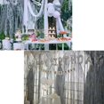 thumbnail image 3 of 4 Pieces Silver Metallic Fringe Curtain Shiny Foil Fringe Curtain Shimmer Sequin Curtain Party Decoration Birthday Wedding Halloween Photobooth Christ, 3 of 5