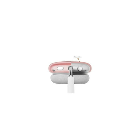 SaharaCase - Hybrid Flex Case for Apple AirPods Max - Transparent Pink
