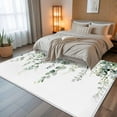 thumbnail image 5 of Eucalyptus Leaves 8x10 Area Rugs, Spring Farmhouse Retro Botanical Non-Skid Rubber Backing Large Rectangle Rugs - Living Room Bedroom Home Office, Indoor Floor Mat Carpets Washable Rug, 5 of 9