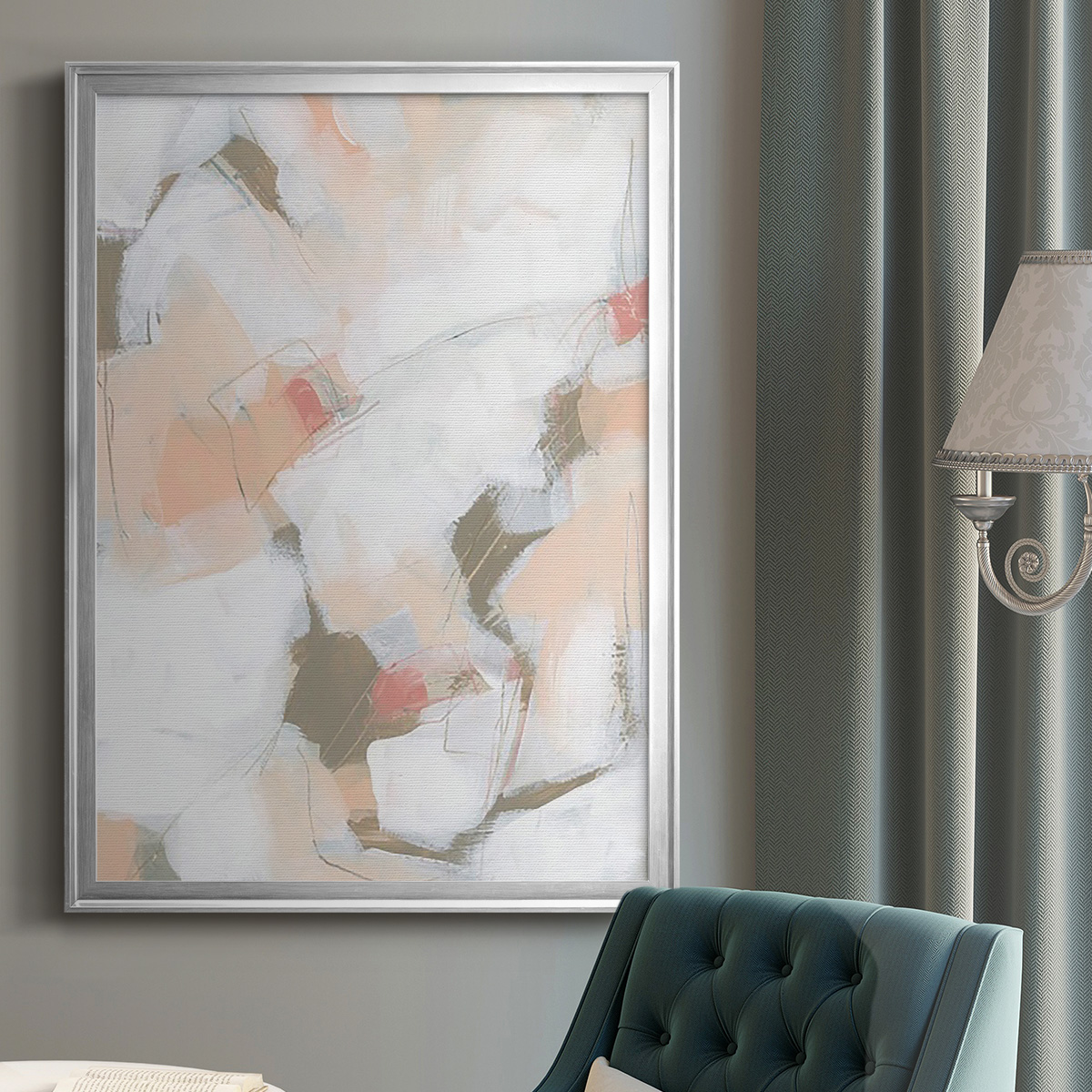 Sand Story II Premium Framed Print, in Gold, Black, or Silver - Ready to Hang