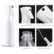 thumbnail image 3 of Juego de 2 botellas pulverizadoras de niebla fina continua de 300 ml, a prueba de fugas y recargables para peinado y plantas., 3 of 5