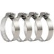 thumbnail image 1 of 4 Pcs Hose Clips Worm Drive Pipes Hose Clamps Adjustable 27-51mm Range Stainless Steel Hose Clip Rust Resistant Duct Clamp, 1 of 5